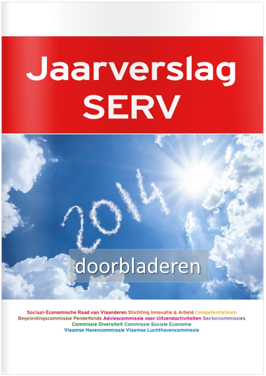 Cover met link naar de pdf-versie van het jaarverslag gepubliceerd op ISSUU (externe site, Flash nodig)