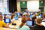 klas in een hoge school of universiteit